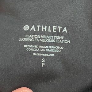 Elation Velvet Tight Leggings